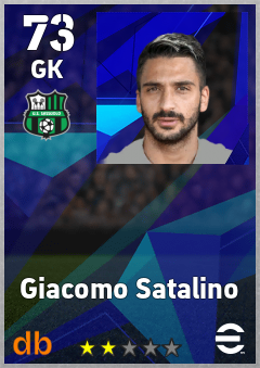 Giacomo Satalino — GK, OVR 73, MAX 73