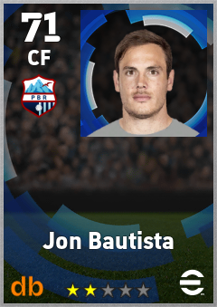 Jon Bautista — CF, OVR 71, MAX 71