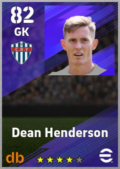 Dean Henderson — GK, OVR 82, MAX 92