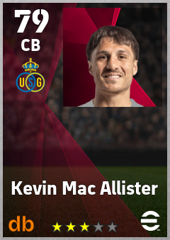 Kevin Mac Allister — CB, OVR 79, MAX 79