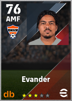 Evander — AMF, OVR 76, MAX 76