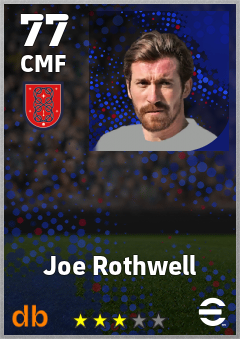 Joe Rothwell — CMF, OVR 77, MAX 77
