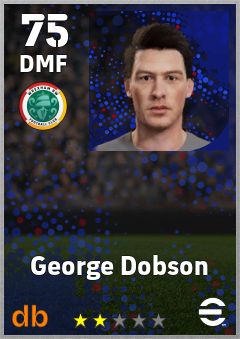 George Dobson — DMF, OVR 75, MAX 75