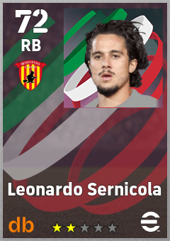 Leonardo Sernicola — RB, OVR 72, MAX 72