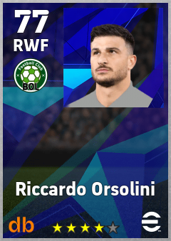 Riccardo Orsolini eFootball player card