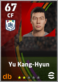 Yu Kang-Hyun — CF, OVR 67, MAX 67