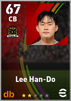 Lee Han-Do — CB, OVR 67, MAX 67