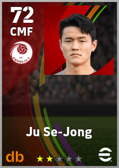 Ju Se-Jong — CMF, OVR 72, MAX 72