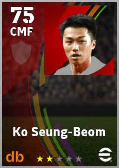 Ko Seung-Beom eFootball player card