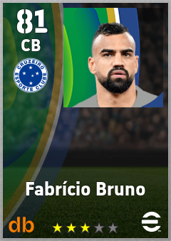 Fabrício Bruno — CB, OVR 81, MAX 81