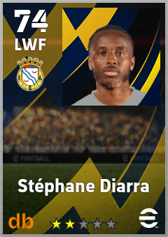 Stéphane Diarra — LWF, OVR 74, MAX 74