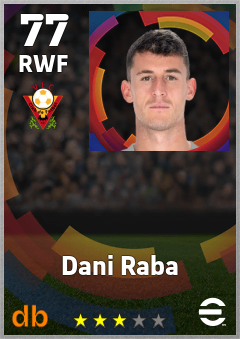Dani Raba eFootball player card