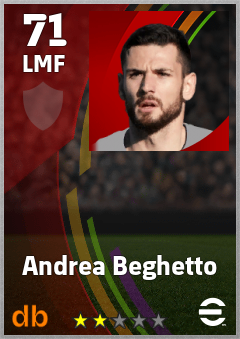 Andrea Beghetto eFootball player card