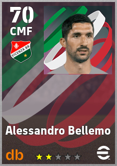 Alessandro Bellemo — CMF, OVR 70, MAX 70