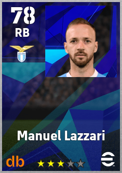 Manuel Lazzari — RB, OVR 78, MAX 86