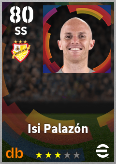 Isi Palazón — SS, OVR 80, MAX 88