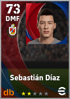 Sebastián Díaz — DMF, OVR 73, MAX 73