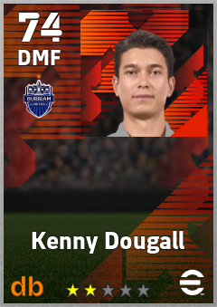 Kenny Dougall — DMF, OVR 74, MAX 74