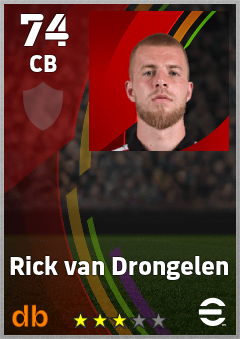 Rick van Drongelen eFootball player card