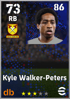 Kyle Walker-Peters eFootball player card