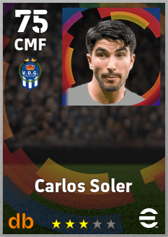 Carlos Soler eFootball player card