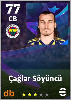 Çağlar Söyüncü eFootball player card