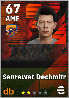 Sanrawat Dechmitr — AMF, OVR 67, MAX 67