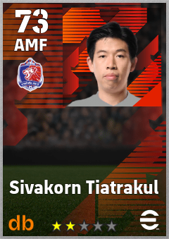 Sivakorn Tiatrakul — AMF, OVR 73, MAX 73