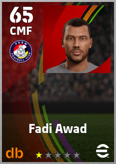 Fadi Awad — CMF, OVR 65, MAX 65