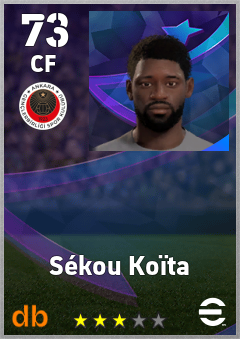 Sékou Koïta — CF, OVR 73, MAX 73