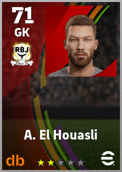 A. El Houasli — GK, OVR 71, MAX 71