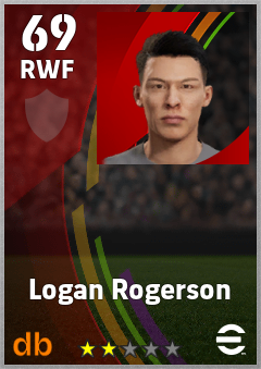 Logan Rogerson eFootball player card