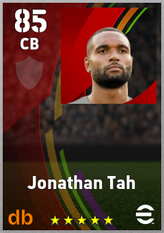 Jonathan Tah eFootball player card