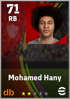 Mohamed Hany eFootball player card