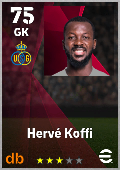 Hervé Koffi — GK, OVR 75, MAX 75