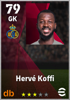 Hervé Koffi — GK, OVR 79, MAX 79