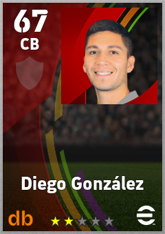 Diego González eFootball player card