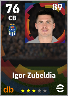 Igor Zubeldia eFootball player card