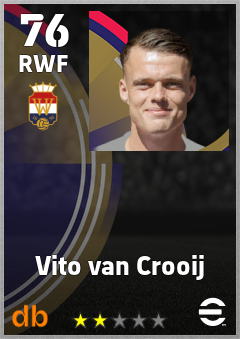 Vito van Crooij eFootball player card