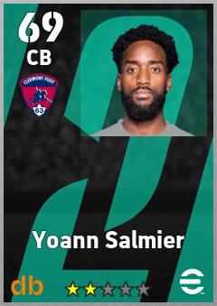 Yoann Salmier — CB, OVR 69, MAX 69
