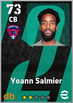 Yoann Salmier — CB, OVR 73, MAX 73