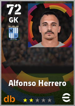 Alfonso Herrero — GK, OVR 72, MAX 72