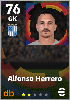 Alfonso Herrero — GK, OVR 76, MAX 76