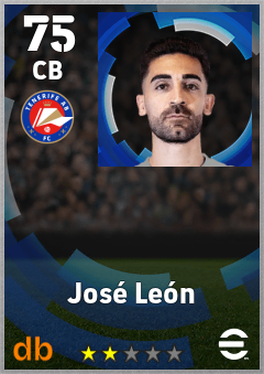 José León — CB, OVR 75, MAX 75