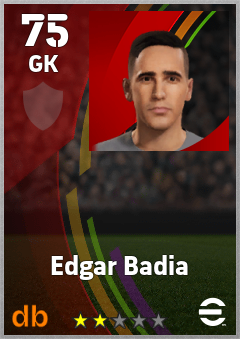 Edgar Badia eFootball player card