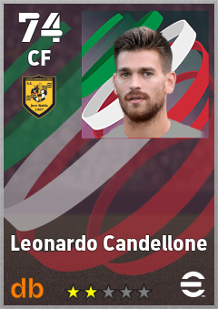 Leonardo Candellone — CF, OVR 74, MAX 74