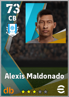Alexis Maldonado — CB, OVR 73, MAX 73