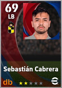 Sebastián Cabrera eFootball player card