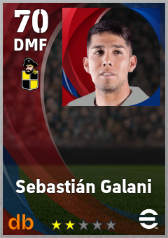 Sebastián Galani — DMF, OVR 70, MAX 70