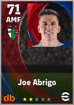 Joe Abrigo — AMF, OVR 71, MAX 71